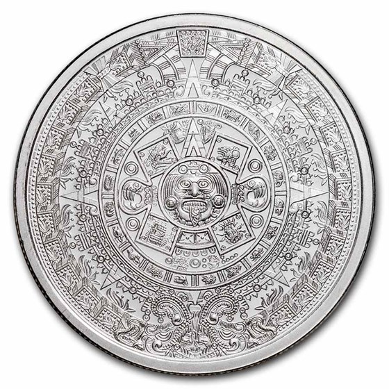 1/2 oz Silver Round - Aztec Calendar