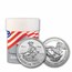 1/2 oz Silver Round - Engelhard Prospector (10-Count, Orig. Roll)