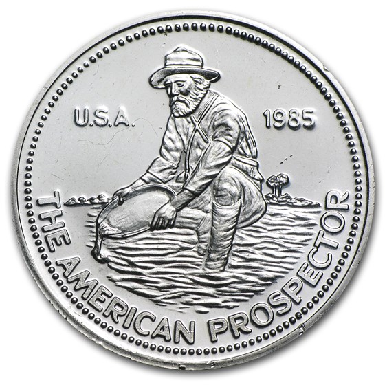 1/2 oz Silver Round - Engelhard Prospector 1/2 oz Silver Round - Engelhard Prospector