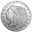 1/2 oz Silver Round - Incuse Indian