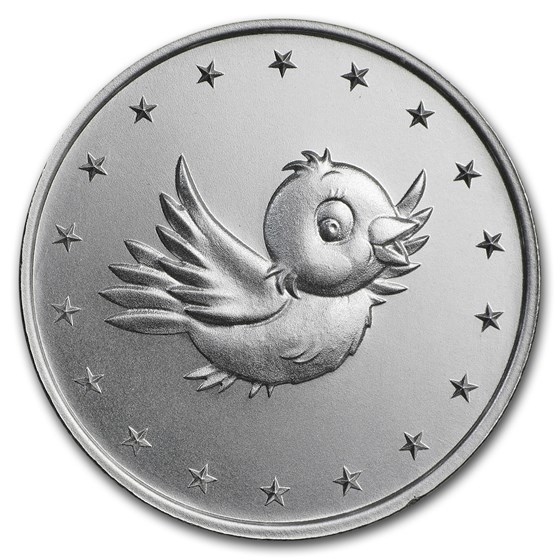 1/2 oz Silver Round - Mint Markers® "Birdie" 1/2 oz Silver Round - Mint Markers® "Birdie"