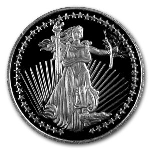 1/2 oz Silver Round - Saint-Gaudens