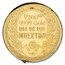 1/200 oz Gold Round: Day of the Dead Rose Skull - MPM
