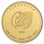 1/25 oz Gold Round - Holy Land Mint Dove of Peace (2025,In Assay)