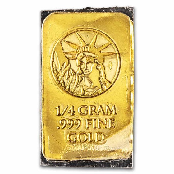 1/4 gram Gold Bar - Secondary Market