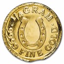 1/4 gram Gold Round: Lucky Horseshoe - MPM