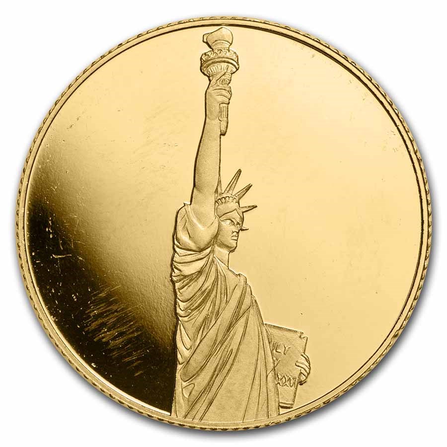 Buy 1/4 oz 25 Solomon Islands Proof Gold Lady Liberty (No Capsule) APMEX