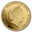1/4 oz $25 Solomon Islands Proof Gold Lady Liberty (No Capsule)