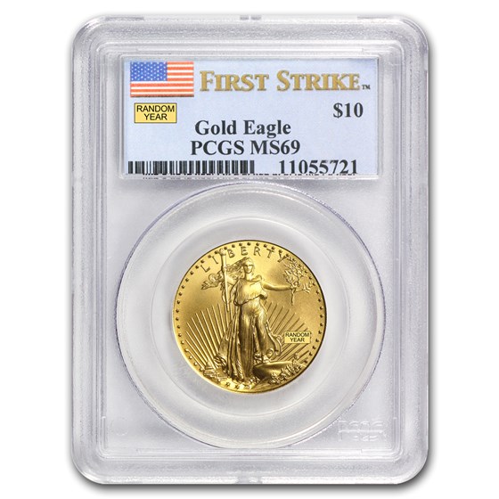 1/4 oz American Gold Eagle MS-69 PCGS (Random Year) 1/4 oz American Gold Eagle MS-69 PCGS (Random Year)
