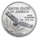 1/4 oz American Platinum Eagle Coin BU (Random Year)