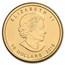 1/4 oz Gold $10 Canadian BU (Random Year, Abrasions)
