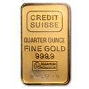 1/4 oz Gold Bar - Credit Suisse