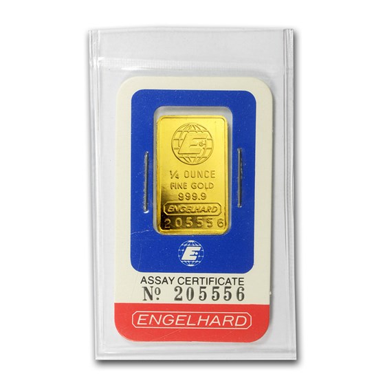 1/4 oz Gold Bar - Engelhard (In Assay) 1/4 oz Gold Bar - Engelhard (In Assay)
