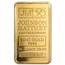 1/4 oz Gold Bar - Johnson Matthey