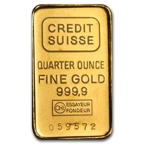 1/4 oz Gold Bar - Secondary Market 1/4 oz Gold Bar - Secondary Market