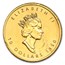1/4 oz Gold Canadian Maple Leaf (Abrasions)