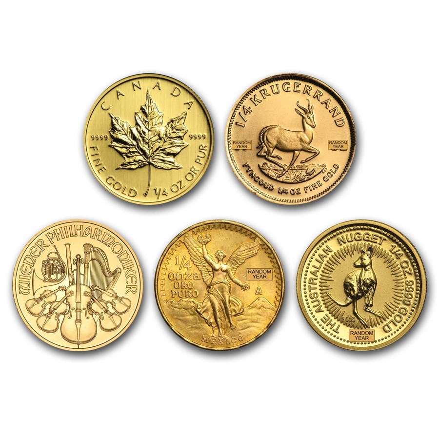 1/4 oz Gold Coin - Random Mint