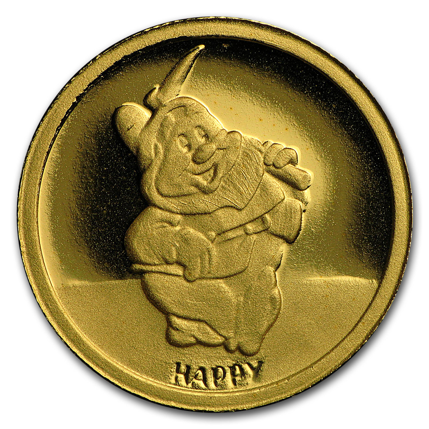 Buy 1/4 oz Gold Happy - Disney Snow White Round | APMEX