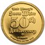 1/4 oz Gold - Disney's Snow White 50th Anniv (Prince w/Box & COA)