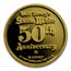 1/4 oz Gold - Disney's Snow White 50th Anniversary (Random Motif)