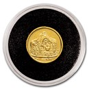 1/4 oz Gold - Disney's Snow White 50th Annv (Random, Scruffy)