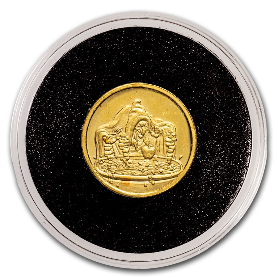 1/4 oz Gold - Disney's Snow White 50th Annv (Random, Scruffy)