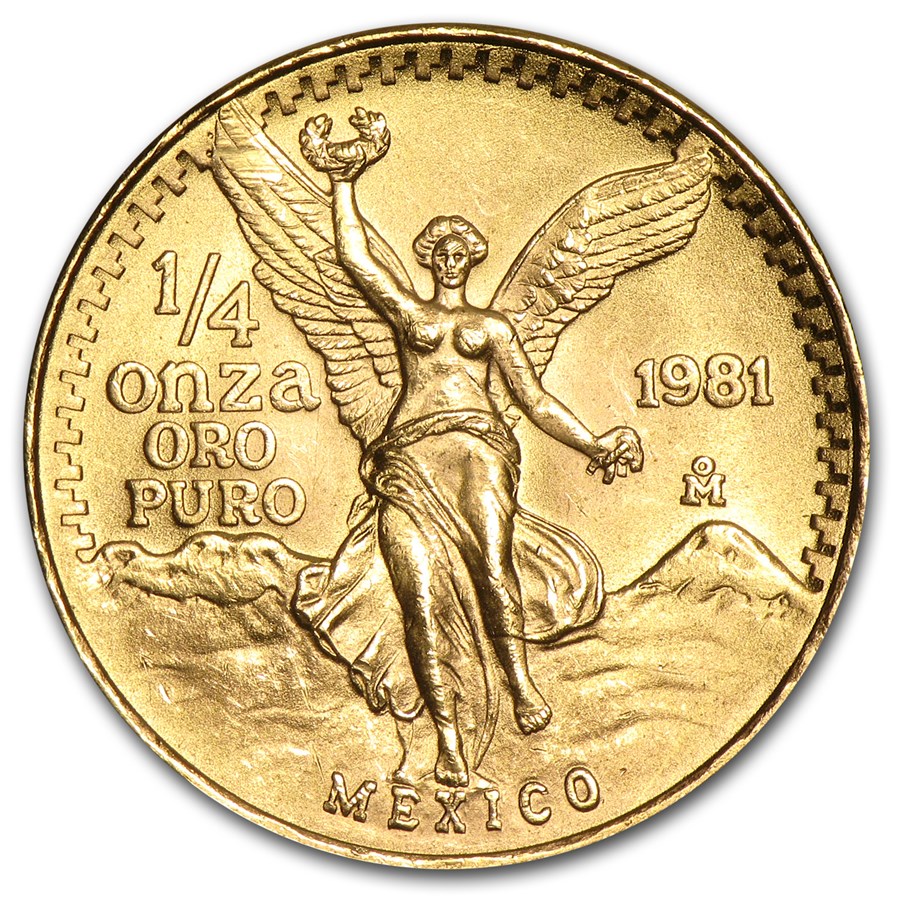 1/4 oz Gold Onza &/or Libertad BU (Random Year, Abrasions)