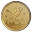 1/4 oz Gold Round - Holy Land Mint Dove of Peace (2025, In Assay)