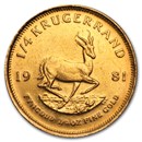 1/4 oz Gold South African Krugerrand (Abrasions)