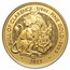1/4 oz Great Britain Gold Queen's Beasts BU (Random Year)