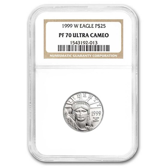 1/4 oz Proof American Platinum Eagle PF-70 NGC (Random Year) 1/4 oz Proof American Platinum Eagle PF-70 NGC (Random Year)