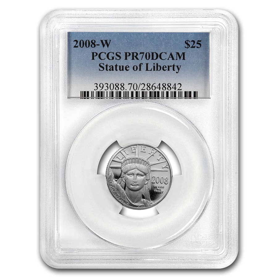 1/4 oz Proof American Platinum Eagle PR-70 PCGS (Random Year)