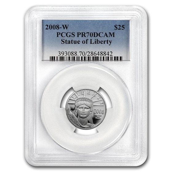 1/4 oz Proof American Platinum Eagle PR-70 PCGS (Random Year) 1/4 oz Proof American Platinum Eagle PR-70 PCGS (Random Year)