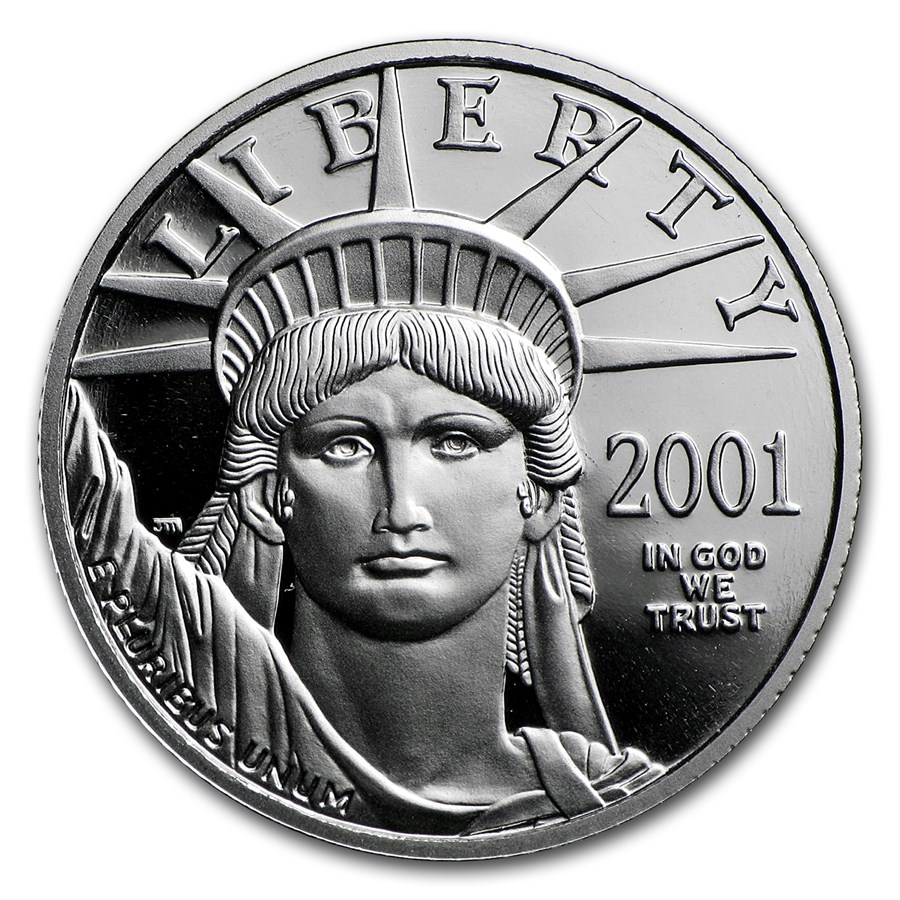 1/4 oz Proof American Platinum Eagle (Random Year, Capsule Only)