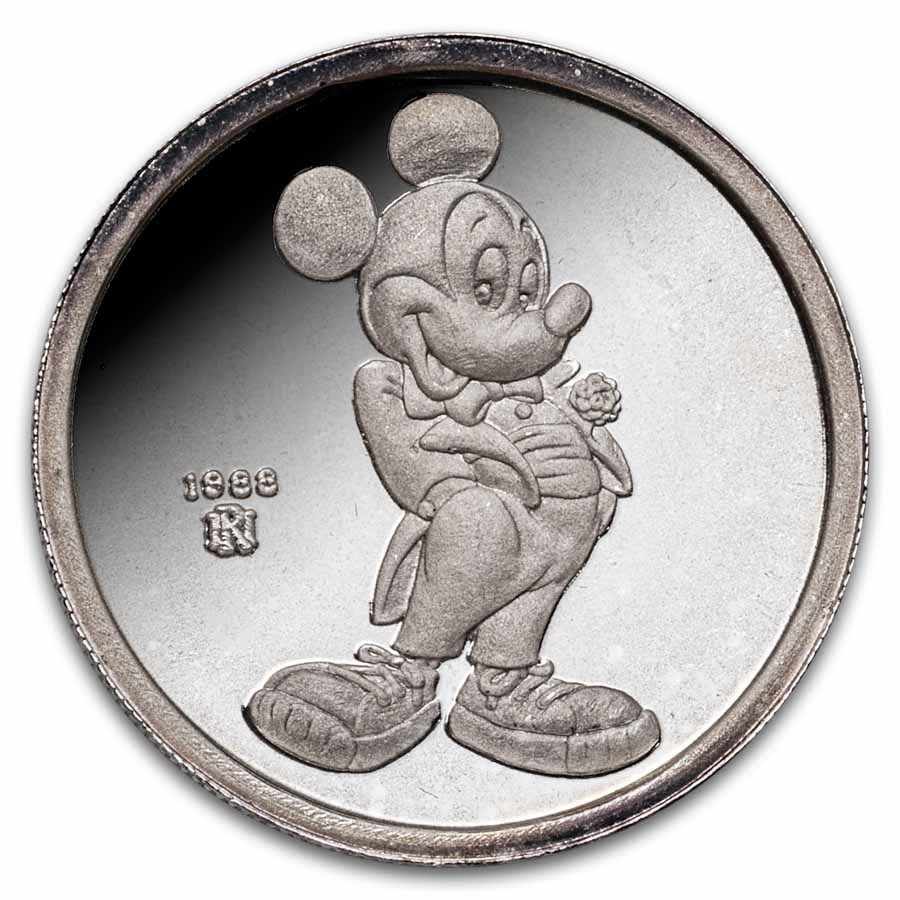 Buy 1/4 oz Silver Mickey Mouse 60 Yrs Internatl Icon | APMEX