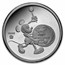 1/4 oz Silver Round - Mickey Mouse 60 Yrs Mickey Mouse Club (Box)