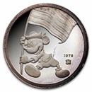 1/4 oz Silver Round - Mickey Mouse 60 Yrs (Random Motif)