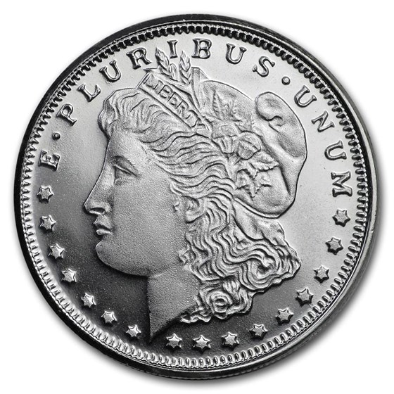1/4 oz Silver Round - Morgan Dollar Design 1/4 oz Silver Round - Morgan Dollar Design