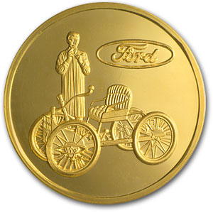 Buy 1.5 oz Gold Round - Ford (Outstanding Achievement) | APMEX