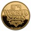1.5 oz Gold Round-Highland Mint-2010 World Series Rangers/Giants
