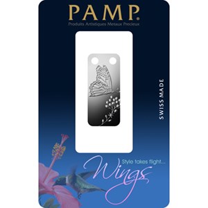 1/5 oz Proof Silver Pendant - PAMP Suisse Ingot (Butterfly) 1/5 oz Proof Silver Pendant - PAMP Suisse Ingot (Butterfly)