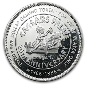 Buy 1.5 oz Silver Round - Caesars Palace ($25 Gaming Token) | APMEX