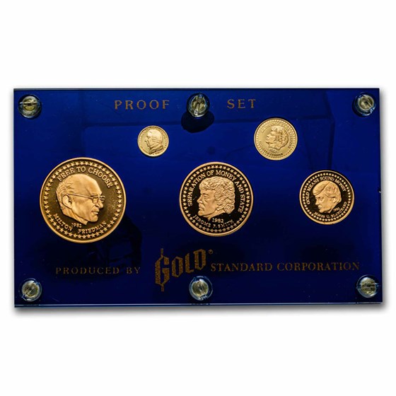 1.73 oz Gold Round - 1982 Gold Standard Co. (Proof Set)