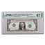 $1 FRN Radar Serial # - Random year/District - CU67 EPQ PMG