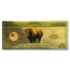 1 gram Gold Aurum Note - One Thousand Milligrams (Bison, 24K)