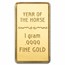 1 gram Gold Bar - 2026 APMEX Year of the Horse (TEP, Series 2)