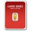 1 gram Gold Bar - 2027 APMEX Year of the Goat (TEP, Series 2)