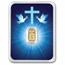 1 gram Gold Bar - Blessings of Jesus Christ (Dove & Cross TEP)