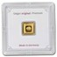 1 gram Gold Bar - Geiger Edelmetalle (Encapsulated w/Assay)