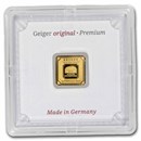 1 gram Gold Bar - Geiger Edelmetalle (Encapsulated w/Assay)